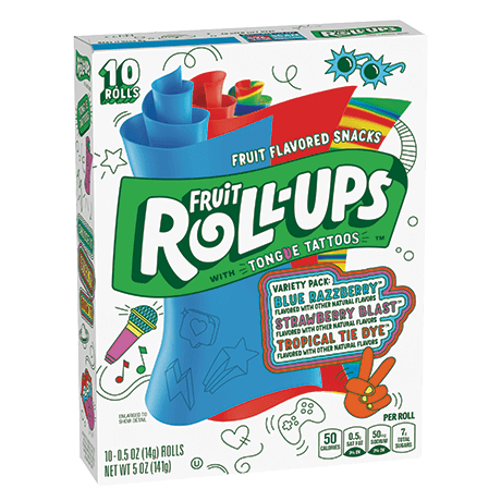 Fruit Roll-Ups Fruit Flavored Snacks, Jolly Rancher, Variety Pack, 20 ct  (Pack of 6)